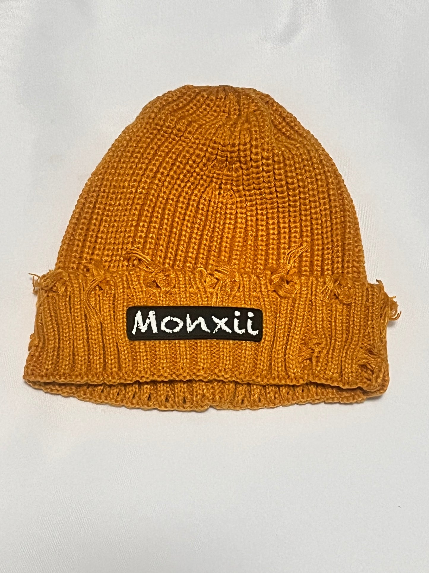Men/women crochet knitted distressed beanie winter hat