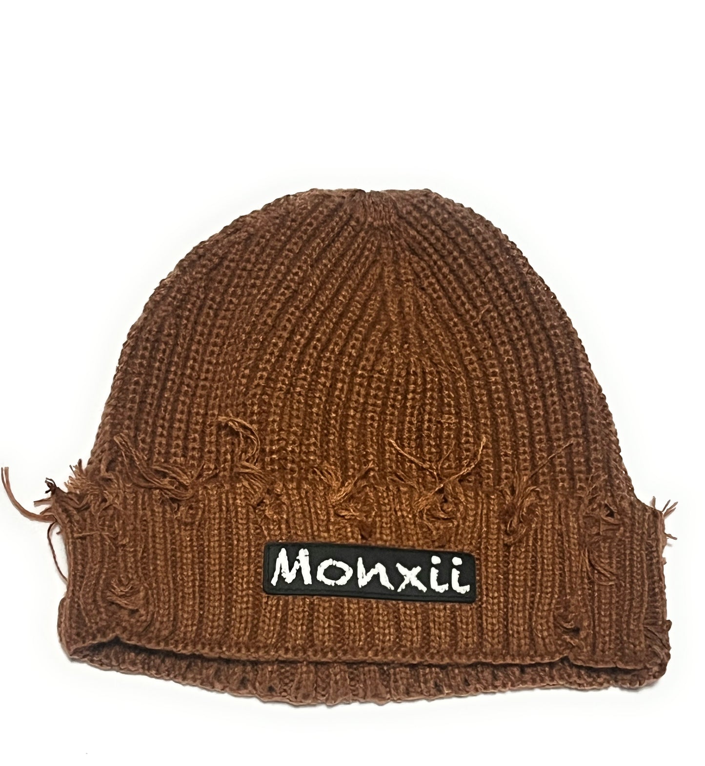 Men/women crochet knitted distressed beanie winter hat