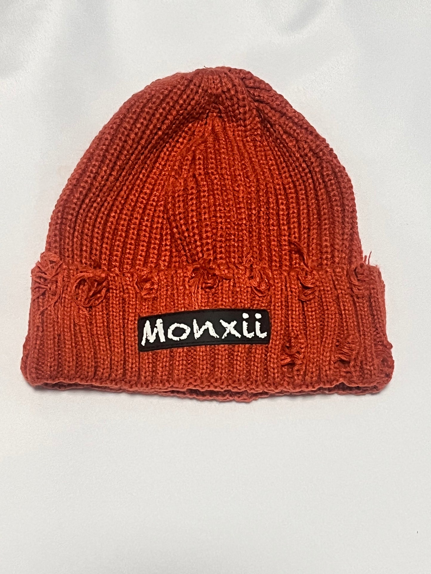 Men/women crochet knitted distressed beanie winter hat