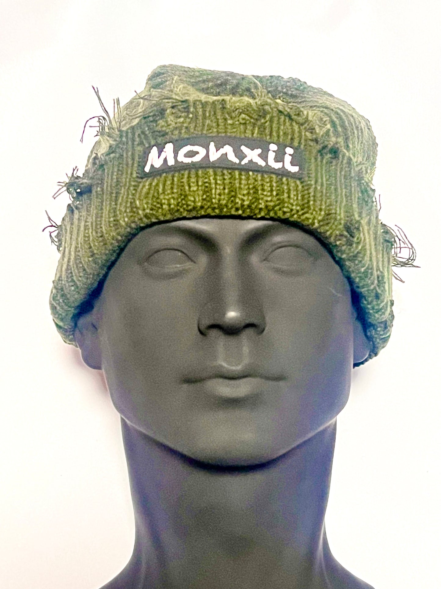 Men/women crochet knitted distressed beanie winter hat