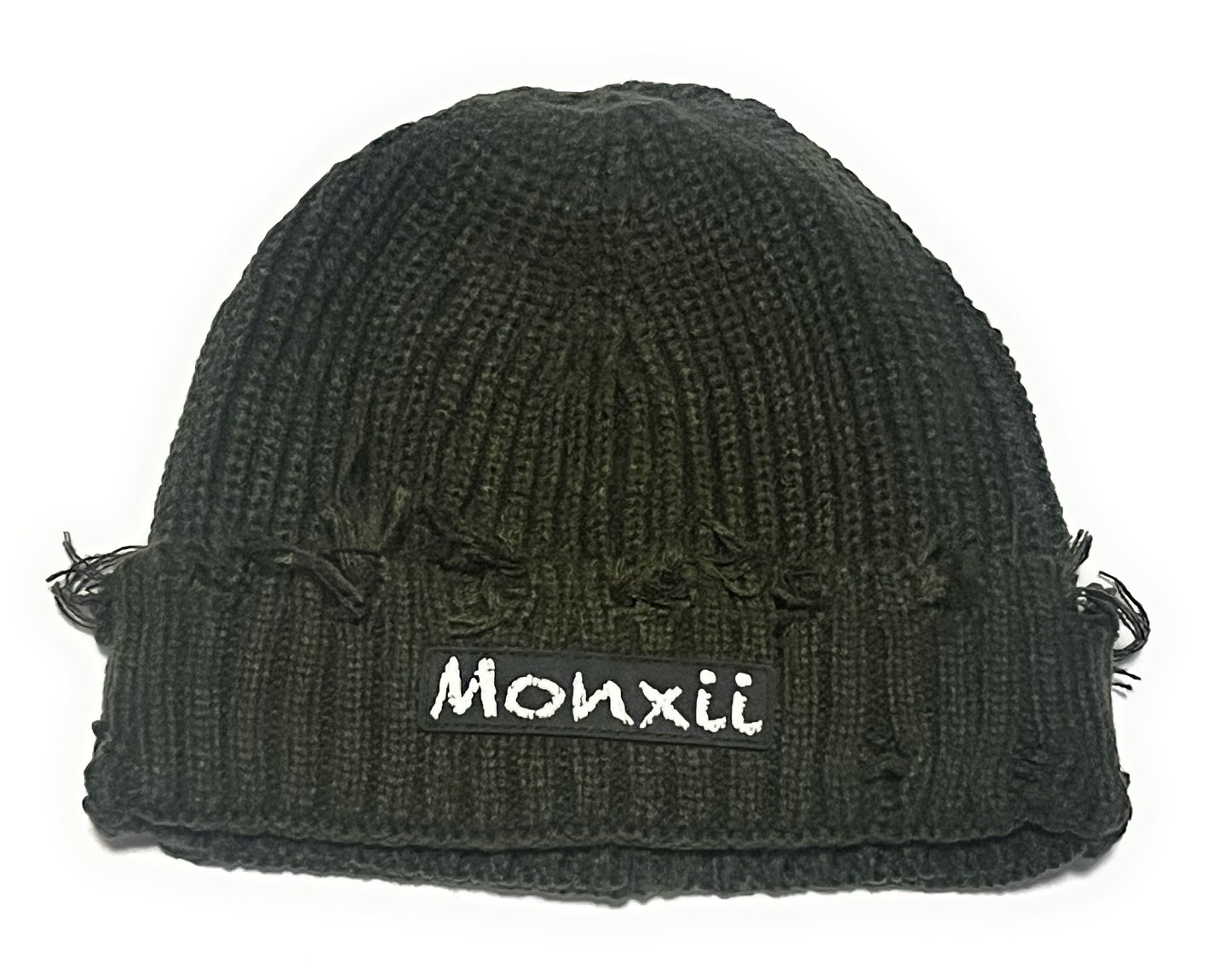 Men/women crochet knitted distressed beanie winter hat