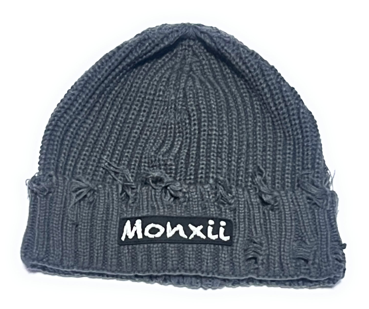 Men/women crochet knitted distressed beanie winter hat