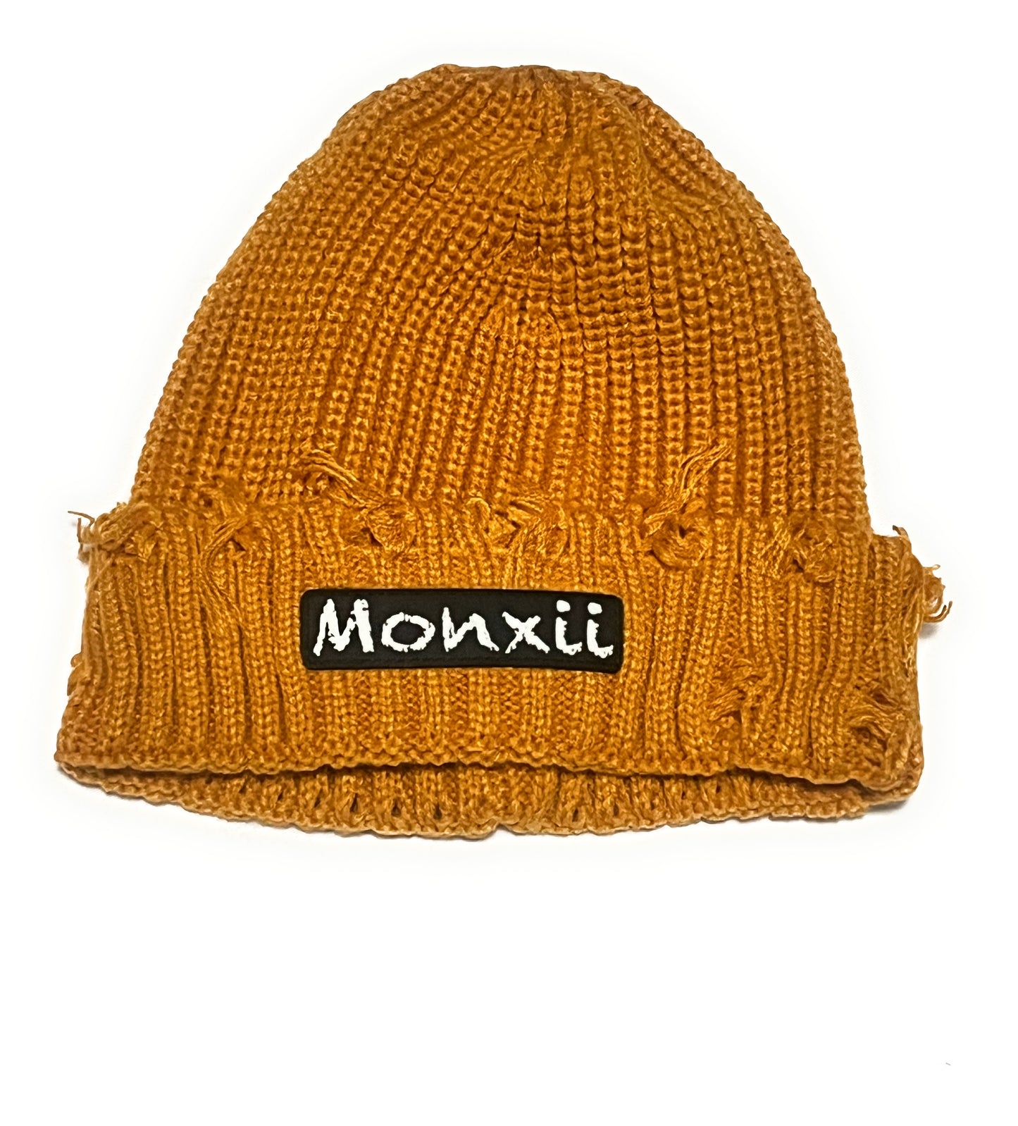 Men/women crochet knitted distressed beanie winter hat